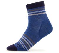 Stoic - Kid's Merino Everyday Quarter Socks Striped - Chaussettes multifonctions - EU 27-30 - blue jeans / navy multi striped