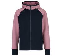 Stoic - Kid's MerinoFleece260 FlenSt. Jacket with Hood - Veste en laine mérinos - 164 - dark orchid / dark navy