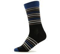 Stoic - Merino Everyday Crew Socks - Chaussettes multifonctions - EU 42-44 - black / blue jeans multi