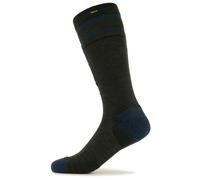 Stoic - Merino Ski Sock - Chaussettes de ski - EU 39-41 - dark grey melange / blue