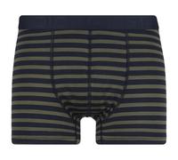 Stoic - Merino150 AlsenSt. Boxer - Sous-vêtement mérinos - 4XL - dark navy / olive green striped