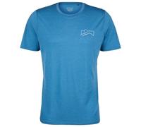 Stoic - Merino155 LaholmSt. Print T-Shirt Mountain - Haut en mérinos - 3XL - summer blue