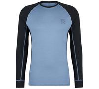Stoic - Merino240 BengtSt. L/S - Sous-vêtement mérinos - S - black / ocean blue