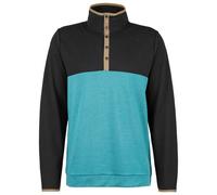 Stoic - Merino260 MMXX.Göteborg Snap - Pull en laine mérinos - S - ocean green / black