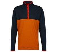 Stoic - Merino260 MMXX.Göteborg Snap - Pull en laine mérinos - S - pumpkin / dark navy