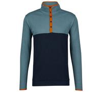Stoic - Merino260 MMXX.Göteborg Snap - Pull en laine mérinos - XXL - dark navy / mountain blue