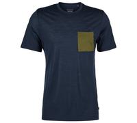 Stoic - MerinoChill MMXX. Göteborg Pocket Tee - Haut en mérinos - 5XL - dark navy / olive