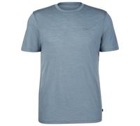 Stoic - MerinoChill MMXX. Göteborg Print Tee - Haut en mérinos - S - ocean blue
