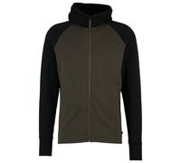 Stoic - MerinoFleece260 FlenSt. Zip Hoody - Sweat à capuche en mérinos - 4XL - black / dark olive