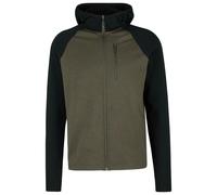 Stoic - MerinoFleece335 KuolpaSt. II Zip Hoody - Sweat à capuche en mérinos - 4XL - black / dark olive
