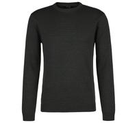 Stoic - MerinoKnit MMXX.Kniva Sweater - Pull en laine mérinos - XL - black melange