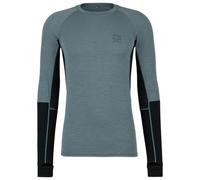 Stoic - MerinoMesh150 SadjemSt. L/S - Haut en mérinos - XL - ink grey / black