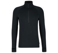 Stoic - MerinoSoft245 TuleboSt. Half Zip - Haut en mérinos - S - black