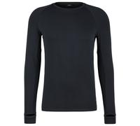 Stoic - MerinoSoft245 TuleboSt. L/S - Haut en mérinos - S - black