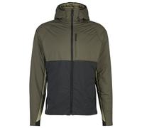 Stoic - MountainWool60 JokkmokkSt. Hybrid Hoody - Veste en laine - M - dark olive / multi
