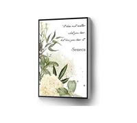 Stoic Quote on Resilience Canvas, It Does Not Matter What You Bear But How You Bear It Art(Unframed,12x18inch(30x45cm))