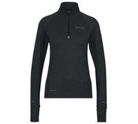 Stoic - Women's HelsingborgSt. Performance L/S with Zip - T-shirt de running - XXL - black melange