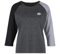 Stoic - Women's Hemp15 LofsdalenSt. 3/4 - T-shirt technique - XS - black melange multi