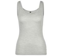Stoic - Women's MerinoRib RonnebySt. Tank - Haut en mérinos - M - medium grey melange