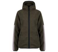 Stoic - Women's NorrvikSt. Pile Fleece Hoody - Veste polaire - XXS/XS - deep brown / shark grey