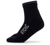 Stoic - Wool Silk Hiking Quarter Socks - Chaussettes en laine mérinos - EU 45-47 - dark blue