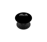 Stoïcisme Symboles Sagesse Tempérance Justice Courage Stoïque PopSockets PopGrip Adhésif