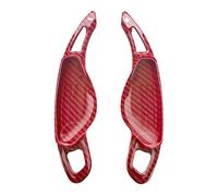 STOIFFFHH Compatible avec Land pour Rover pour Discovery 2010-2020 Extensions De Palettes Changement Vitesse Autocollant pour Couvercle Palette Changement Vitesse Volant Volant de Voiture(Red)
