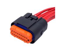 STOIFFFHH Connecteur Auto Connecteur de Commande d'ordinateur de Voiture ECU 18/26/34 Broches Faisceau de câbles siège d'aiguille MX23A26SF1 MX23A34SF1 MX23A18SF1(18P Female)