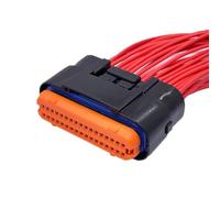 STOIFFFHH Connecteur Auto Connecteur de Commande d'ordinateur de Voiture ECU 18/26/34 Broches Faisceau de câbles siège d'aiguille MX23A26SF1 MX23A34SF1 MX23A18SF1(34P Female)