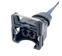 STOIFFFHH Connecteur Auto Connecteur d'injecteur de Carburant à 2 Broches 1 pièce connecteur étanche pour Faisceau de câbles(2P Female)