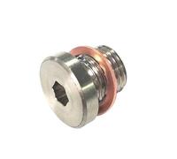 STOIFFFHH Sonde O2 pour véhicule Bouchon d'obturation pour sonde Lambda M12 x 1.25 avec Joint