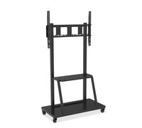 Stojak mobilny TV 55-100" do 150kg regulowany 2 półki