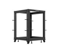 Rack independiente Lanberg OR01-6115-B 15U 600kg rieles ruedas negro 22kg