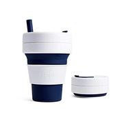 STOJO S2-SLT Tasse à café pliable en silicone, Silicone, indigo, 16 Ounce