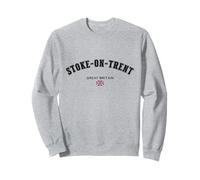 Stoke-on-Trent Drapeau Britannique Souvenir de Voyage Grande-Bretagne Sweatshirt