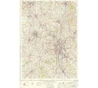 Stoke-on-Trent England Map Journal: Vintage Map Notebook