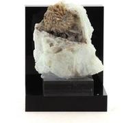 STOKESITE + ALBITE en provenance du BRÉSIL, Galiléia, Minas Gerais - Pierre Naturelle Rare et Unique, Cristal de Collection 388.8 ct - Certificat d'Authenticité Inclus 44 x 47 x 31 mm G