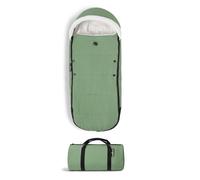 Stokke Babyzen Yoyo Pootmuff Peppermine - Sherpa Lining & Fulcece Hood avec cordon pour garder b b au chaud - comprend le sac de transport - la