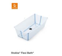 Stokke - Baignoire pliable Flexi Bath X-Large + support nouveau-né offert - Ocean Blue