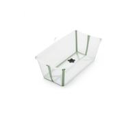 Stokke - Baignoire pliante Flexi Bath bouchon thermochromique - Transparent Green
