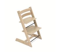 Stokke - Chaise Haute évolutive ® Tripp Trapp chêne Blanc | La chaise qui grandit avec l'enfant. Design iconique en chêne européen, assise et repose-pieds réglables. Jusqu'à 136 kg.