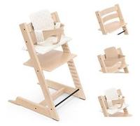 Chaise haute Tripp Trapp Hêtre + Babyset V2 + Coussin