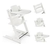 STOKKE - Chaise haute Tripp Trapp + Baby Set + Plateau White Blanc G