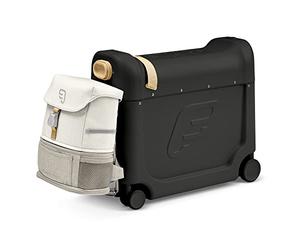 Stokke Coffret de Voyage JetKids, Noir - Valise-lit BedBox et Sac à Dos - Idéal pour Enfants de 2 à 7 Ans (jusqu'à 35 kg)