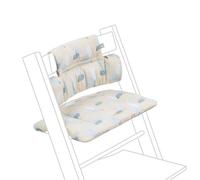 Stokke Coussin Classic Tripp Trapp, Birds Blue - À Utiliser avec la Chaise Tripp Trapp pour Un Soutien renforcé et Un Confort Optimal - Lavable en Machine