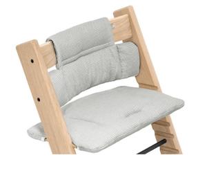 Stokke - Coussin Classique chaise haute Tripp Trapp coton bio - Nordic Grey