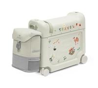 Stokke Ensemble de voyage JetKids, Sea Green - Valise-lit BedBox et sac à dos - Idéal pour enfants de 2 à 7 ans (jusqu'à 35 kg)