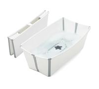 Stokke Baignoire pliante Flexi Bath – 64×24×34 cm, légère, résistante, facile à ranger – Blanc