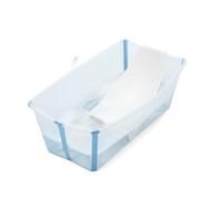 Stokke Baignoire Flexi Bath – Pack avec transat et support pour nouveau-nés – Bleu – Jusqu'à 48 mois