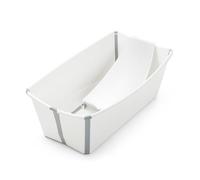Stokke Flexi Bath Baignoire portable avec support de bain pour nouveau-né Blanc/gris. New Features